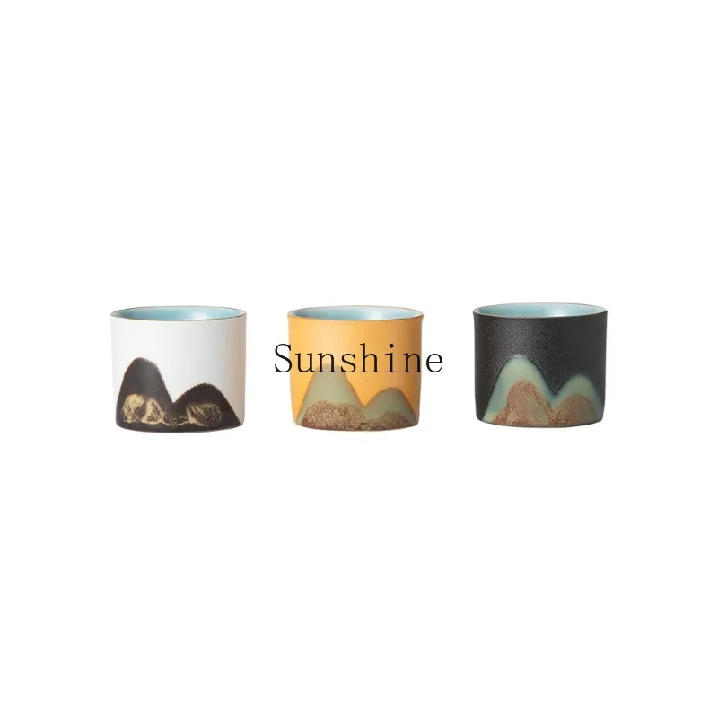 

Landscape cup tea cup gift box tea set museum merchandise gift birthday housewarming gift