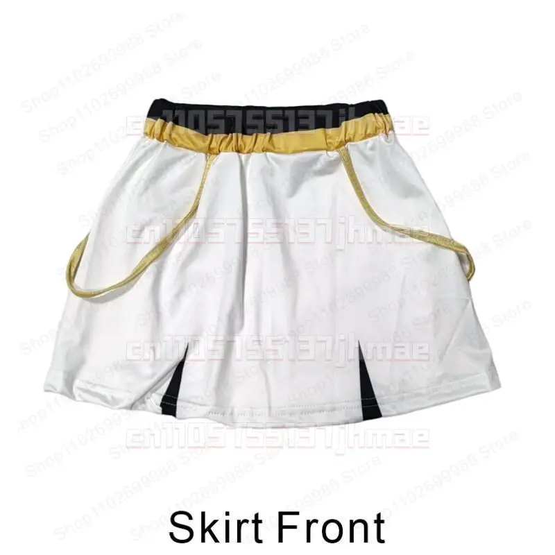 2025 Movie Demon K Pop Zoey Cosplay Costume for Halloween Carnival White Hunters Jacket Vest Skirt Three Pieces Uniform Set