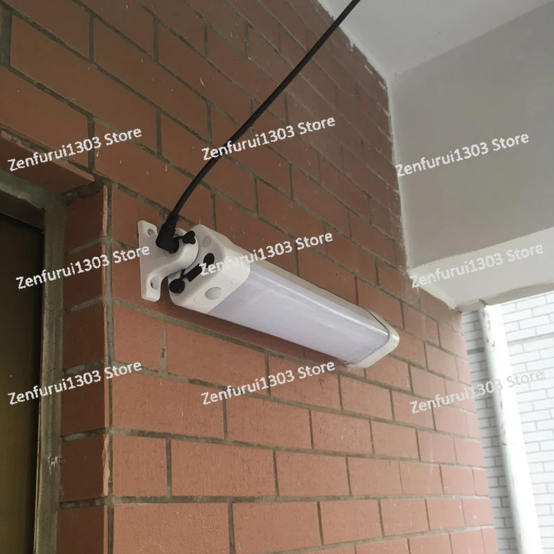 24W Remote control PIR motion sensor solar batten tube light system