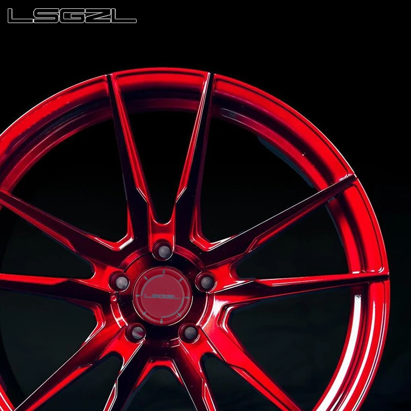 عجلات سيارة مخصصة LSGZL 20 24 26 بوصة 5x114.3 5X120 6X139.7 جنوط لاند روفر رولز رويس