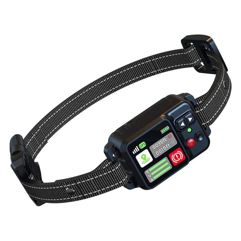Smart GPS Wireless Pet Electronic Fence Dogs Indoor Outdoor Waterproof Anti-Lost Electric Shock Collar Dog Training Device ZF500