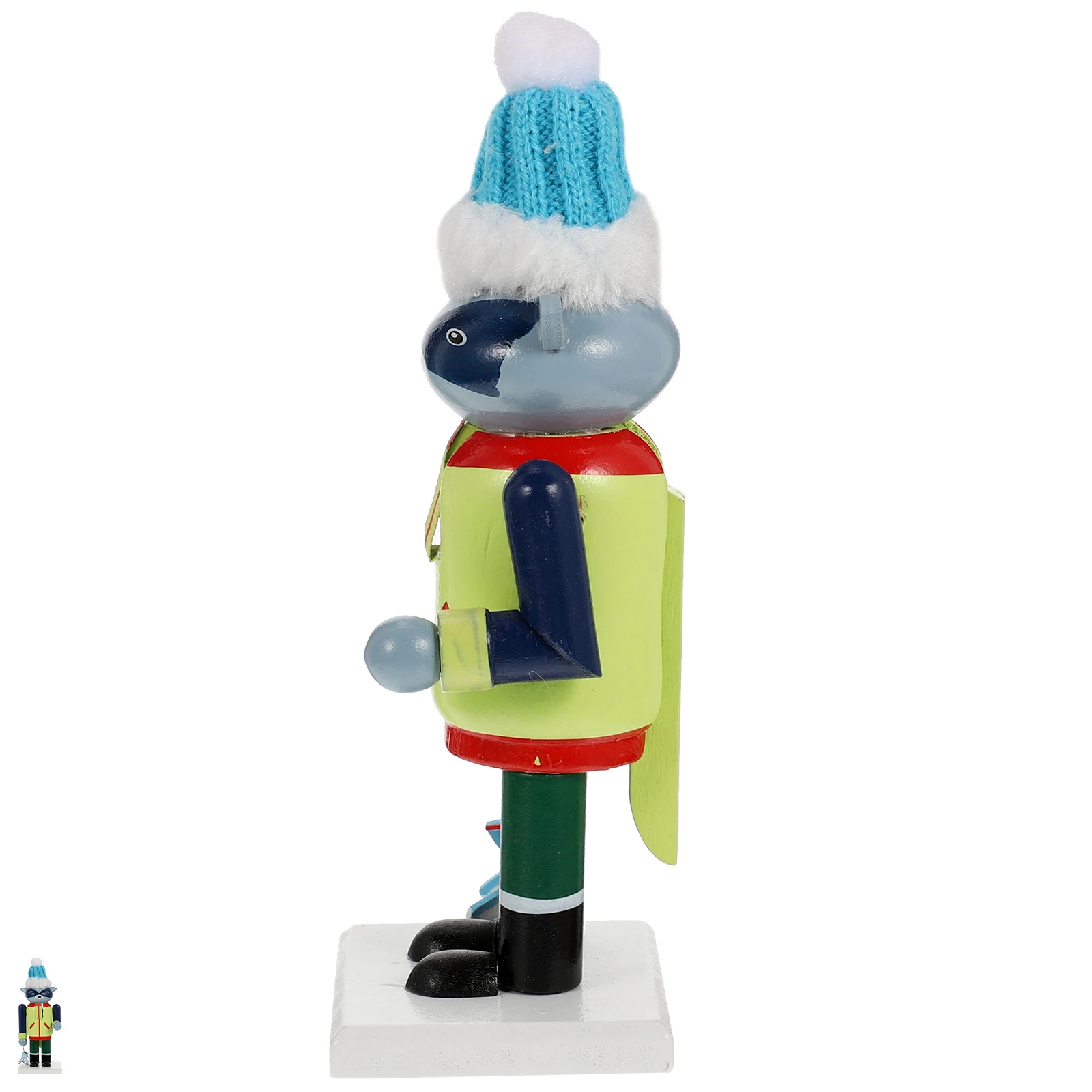 

Classic Meerkat Wood Nutcracker Ornament Festival Decoration Desktop Xmas Party Gift Christmas Home Office Decor