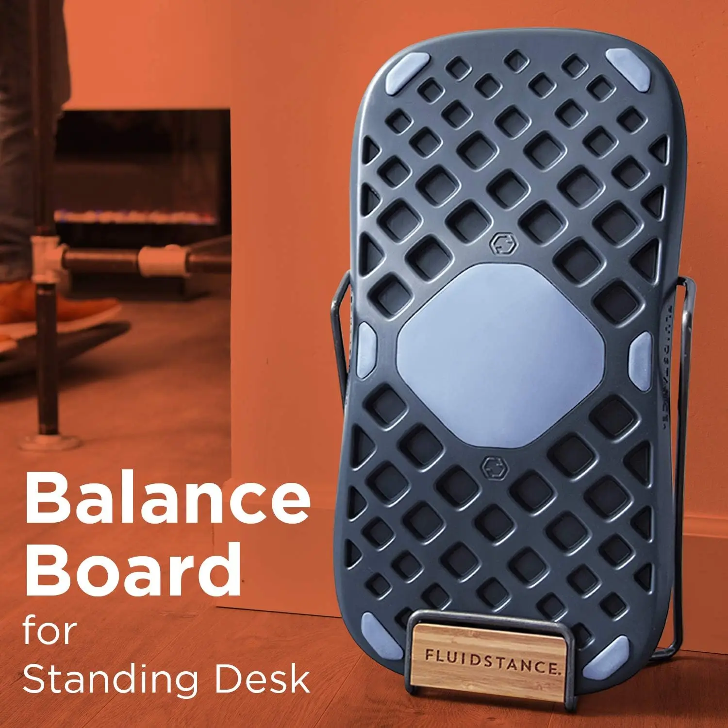 Plane Standing Desk Balance Board - 360 Degree Rocker Board for Balance, Fatigue, and Desk Exercise - Sustainably Ma