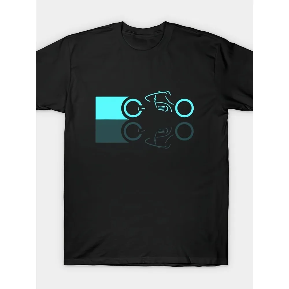 Men's & Unisex Retro Gaming T-Shirt - Neon Green Controller Design, 8-Bit Enter The Grid Graphic, Breathable Crew Neck Tee for