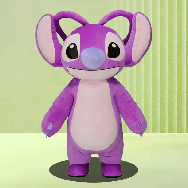 Blauw Lilo & Stitch mascottekostuum stripfiguur 2m/2,6m opblaasbaar cosplay kostuum voor volwassenen Mickey Mouse Disney cadeau