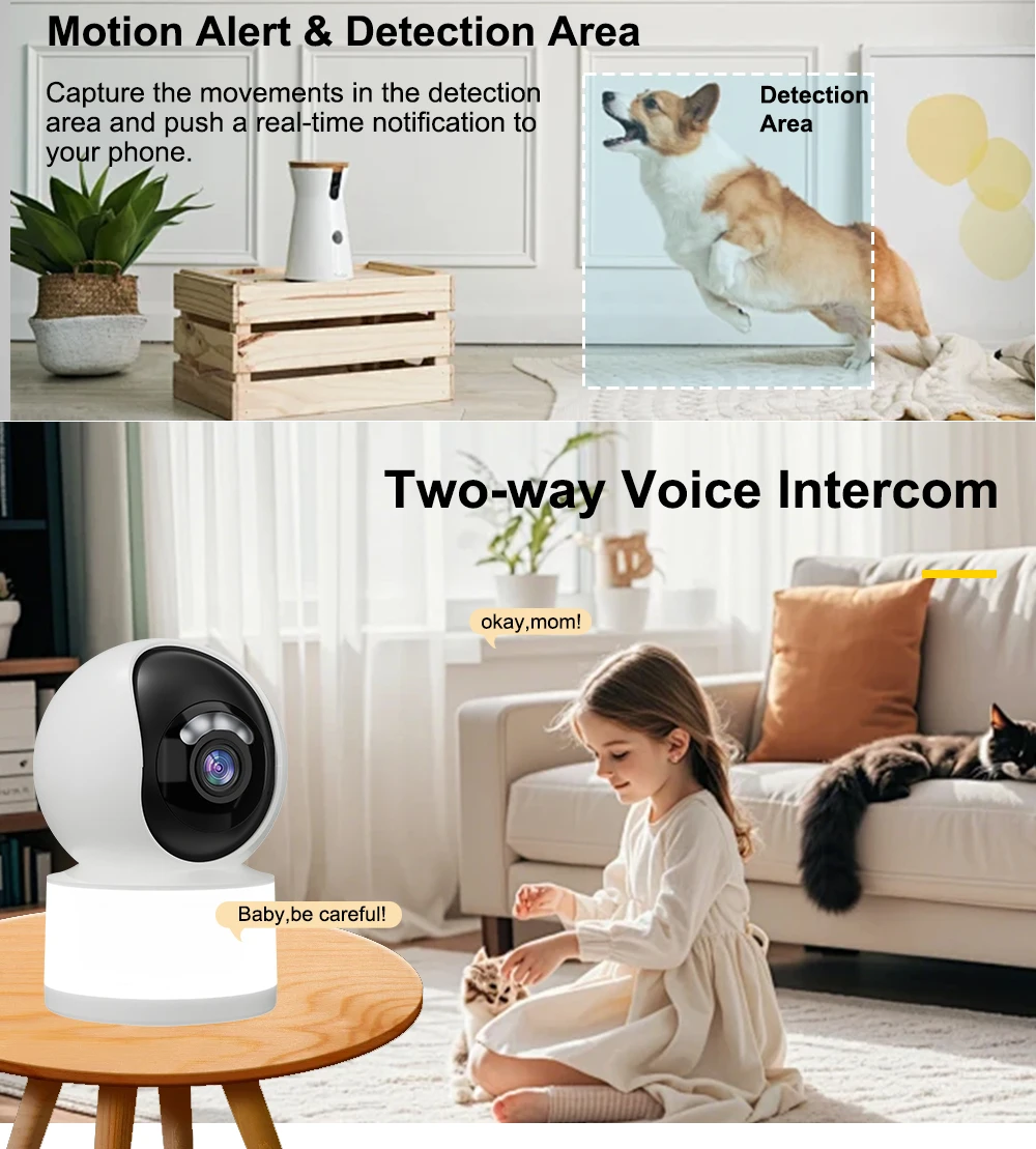 5MP 1944P Carecam APP Wireless - Home Security Camera ulasan dan harga