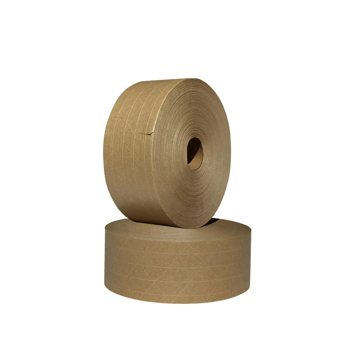 

3'' x 492 Feet (150M) Reinforced Water Activated Gummed Kraft Paper Tape, ndard-Duty 30 lbs Break Strength, Secure Pac