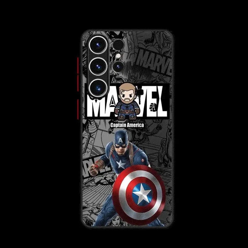 Marvel Ironman Cover Phone Case for Samsung Galaxy Note 20 Ultra Note 10 Plus Note 8 9 A21s A51 A71 A31 A30s A50s A70s Matte