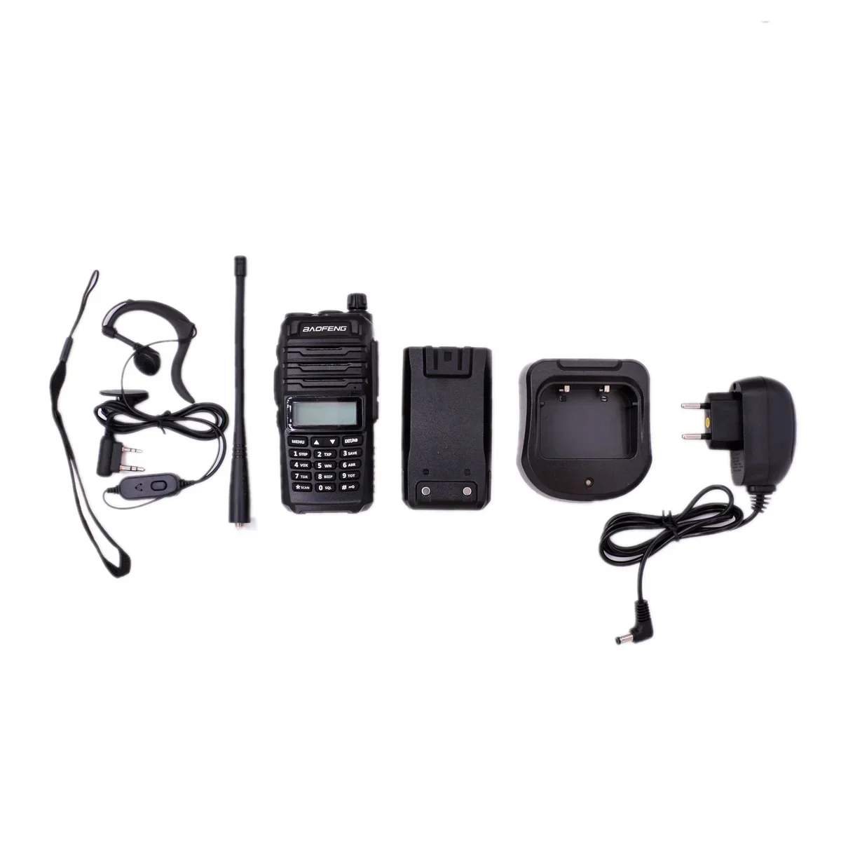 Baofeng E70 Two Way Radio 2023 New Tri Bands Power LED Flashlight Waterproof Police Fire Hiking Camping Wireless Communication