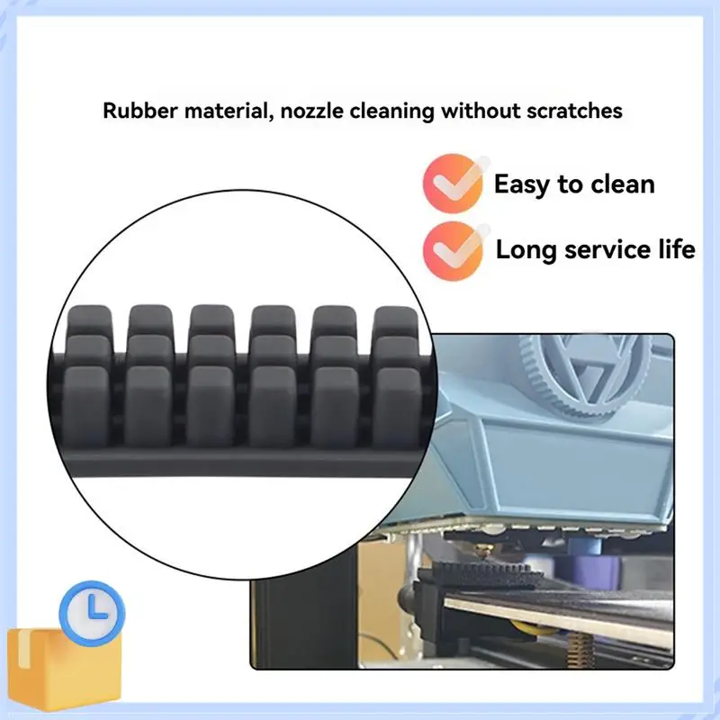 

Популярная силиконовая щетка для стеклоочистителя сопла SV07, инструмент для очистки сопла 3D-принтера, эффективная очистка для аксессуаров для 3D-принтеров SV07