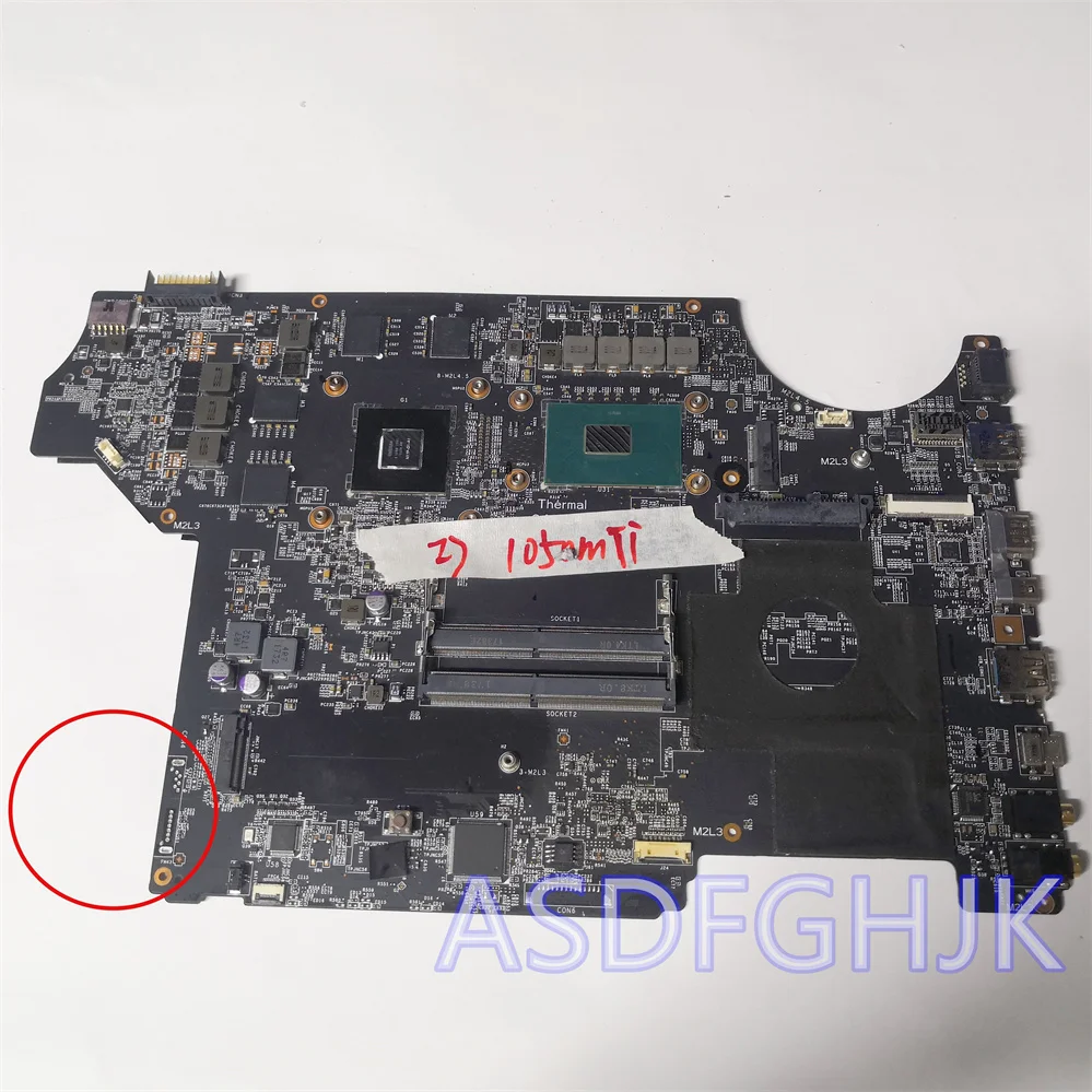 Genuine For MSI MS-1799 GP72 GL72  GE72 MOTHERBOARD WITH I7-7700HQ AND GTX1050TI MS-16J91 ver1.0 Test OK