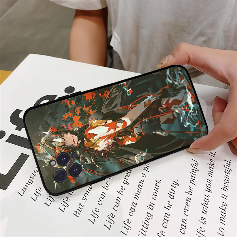 Onmyoji Phone Case For iPhone 15 14 13 12 Mini 11 Pro XS Max X XR SE 6 7 8 Plus Soft Silicone Cover