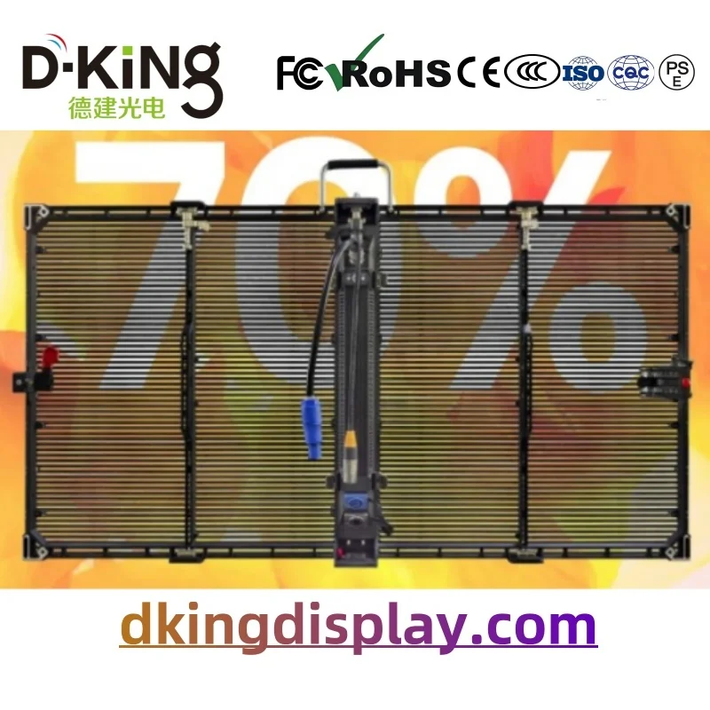 

Full Color LED Video Wall Giant P3.9 Waterproof IP65 Transparent Outdoor Indoor Rental LED Display Screen Factory Price