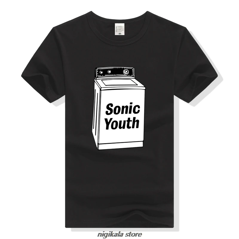 Sonic Youth T-shirt Rock Band Tee Shirts Men Women Unisex Short Sleeve Punk Clothing