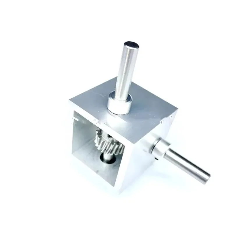1:5 turbo worm gear transmission right angle reversing box gearbox without self-locking 90 degree angle reducer
