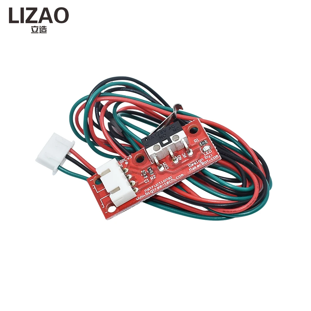 3D Printer Mechanical Limit Switch, Touch/Tap Endstop with Cable, Individual Packaging for RepRap Prusa i3 and CNC Machines