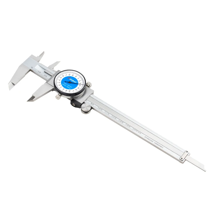 

For Dasqua 0-150mm 0.02mm Graduation Stainless Steel Double Shockproof Dial Vernier Caliper