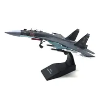 1/100 Scale Diecast Metal Alloy Russia Fulcrum Flanker SU 35 Su-35 SU35 Aircraft Airplane Fighter Model Toys For Collection