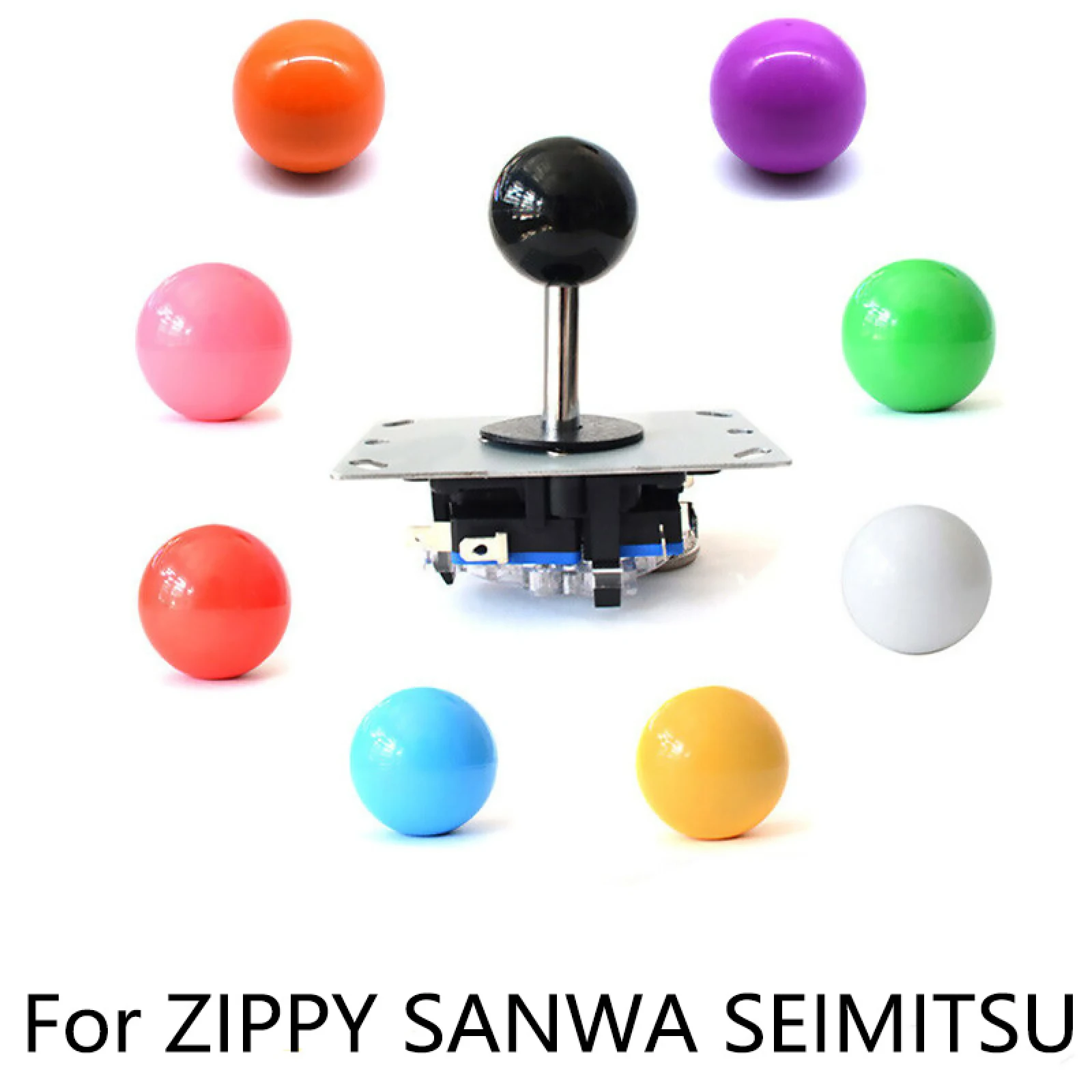 Multi-Colors Optional Upper Top Ball Handle For ZIPPY SANWA JLF SEIMITSU LS Joystick Arcade