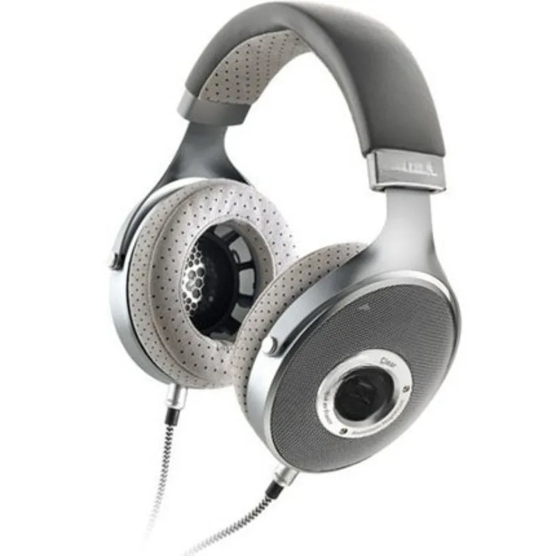 

High quality clear good sound durable long lasting clear silver music headset headset