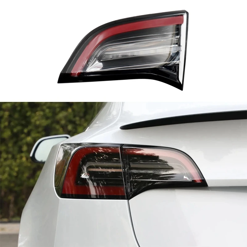 1Pcs Right Rear Bumper LED Reflector Lights Rear Signal Fog Lamp Accessories 1077401-00-B For Tesla Model 3 2021-2023