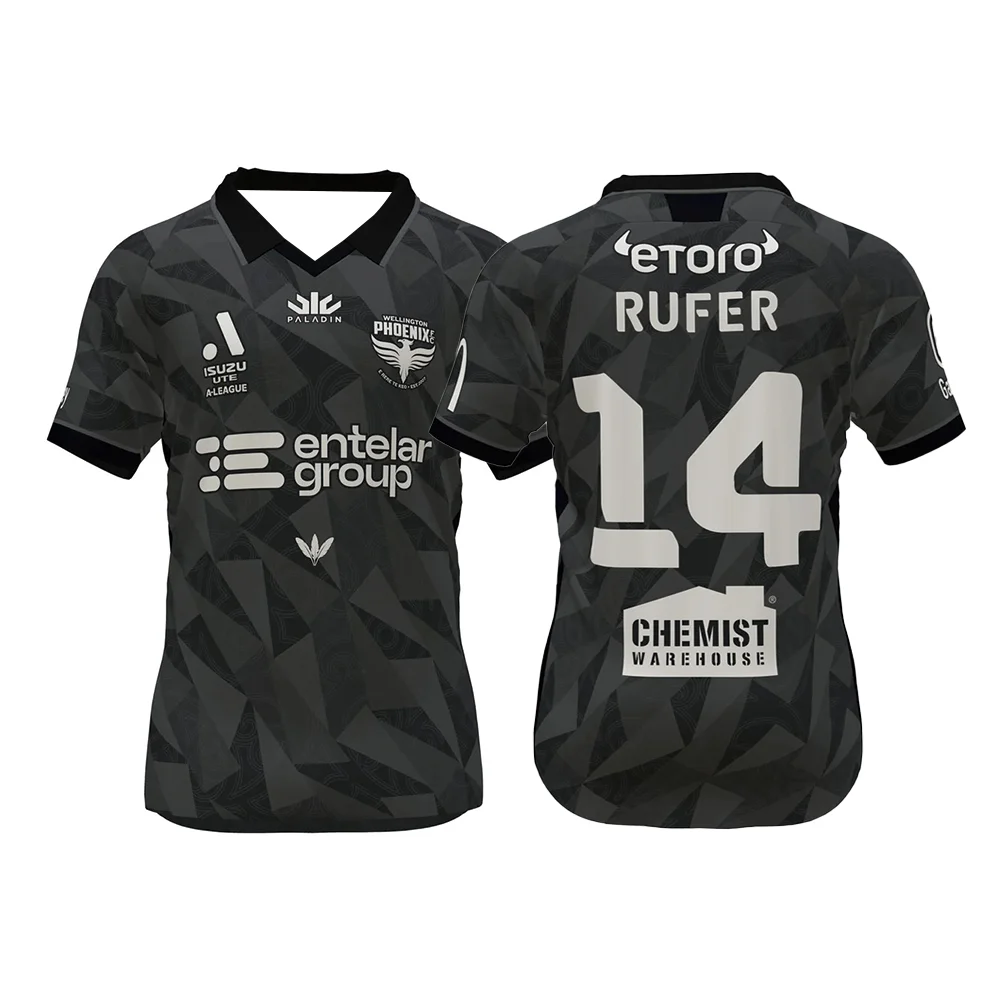 24/25 New Zealand Football Training Jerseys Sports Jerseys Must-have Jerseys For Fans Wellington 3D Printed Jerseys