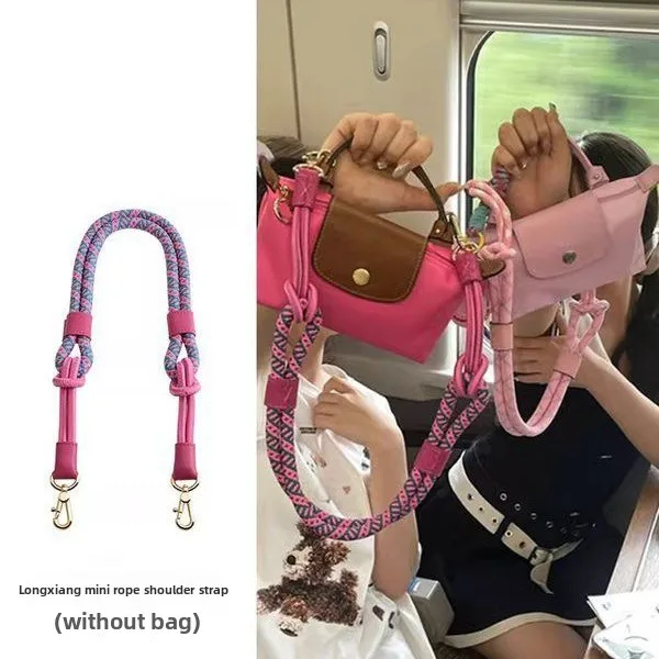 Wymiana pasków do torebek ze sznurka, pasek na ramię do torebki crossbody dla kobiet i dziewcząt, mini zestaw pasków