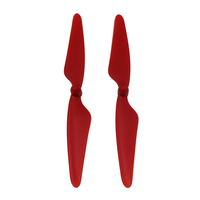 CJSD-12Pcs For Hubsan H501S X4 RC Quadcopter Propellers Blades 2CW/2CCW, Red