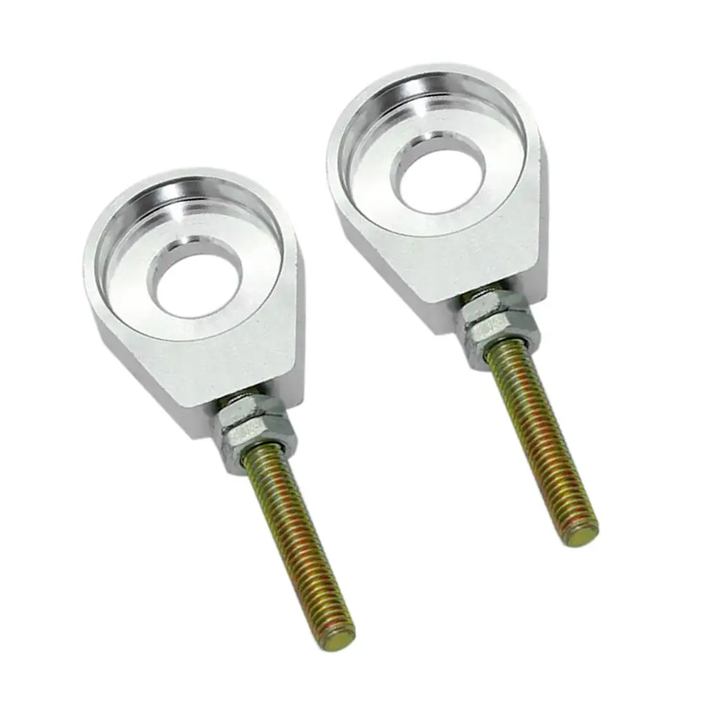 

2Pcs 12mm Chain Adjuster Tensioner for Dirt Bike ATV CRF50 Silver