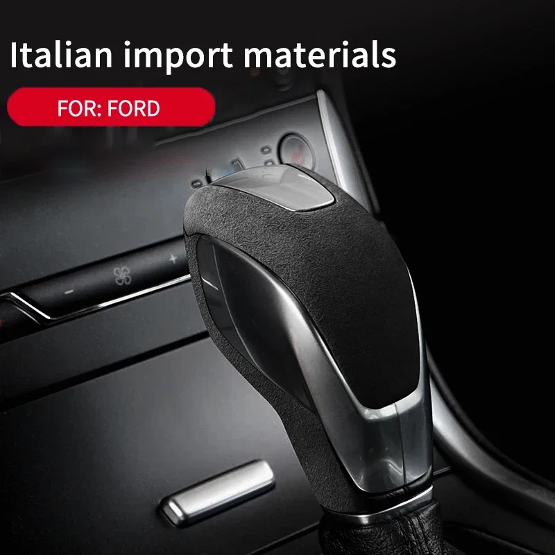 For Ford Focus Edge Mondeo Kuga Escort Escape Car Trim Interior Gear Lever Stick Shift Knob Cover Alcan Tara Protective Shell