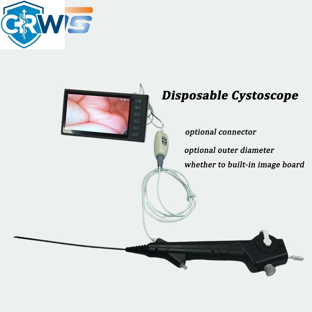 CRW OEM/ODM Disposable Digital Flexible Cystoscope for Inspection Manufacture of Image &   Sensors USBConnection