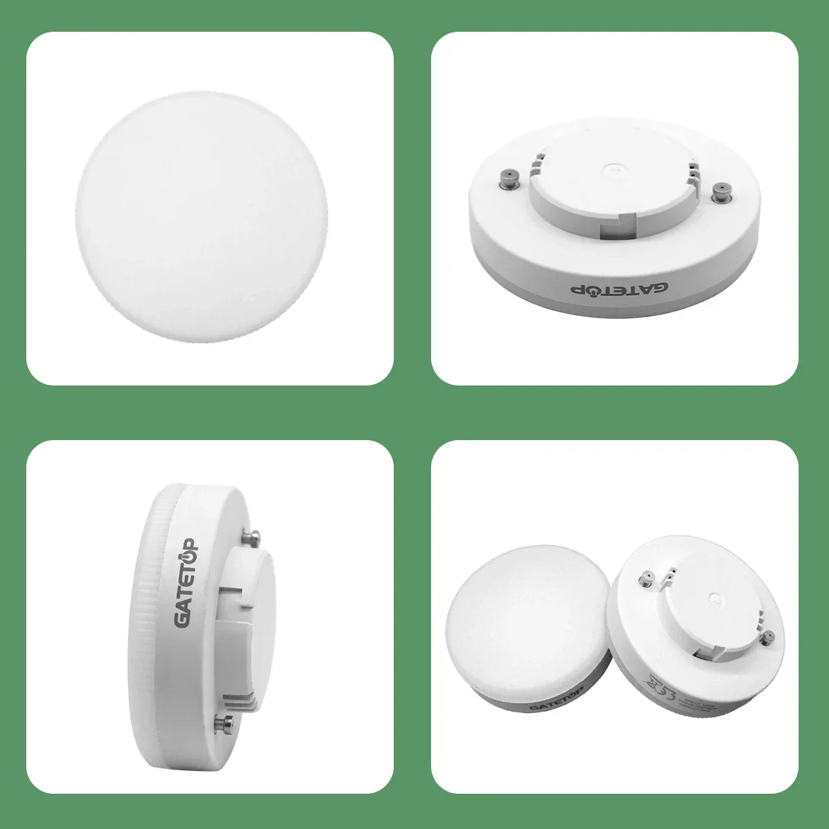 1-20Pack GX53 Bulb LED Spot Light AC 220V 110V 5W 9W 15W Daring Light Source Wardrobe Cabinet Light Daring Grille Open Box Light