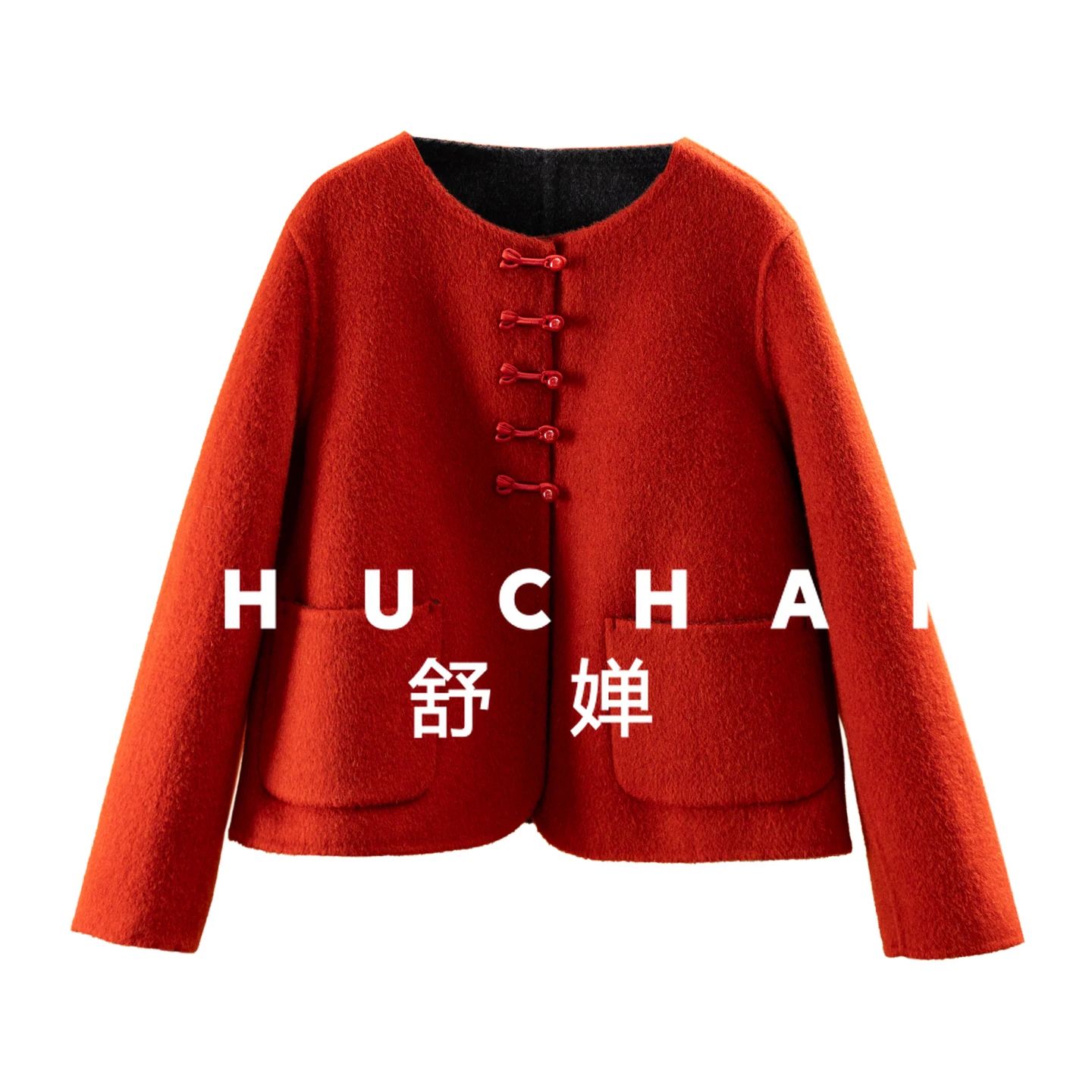 

Новое двустороннее шерстяное пальто ручной работы из китайской шерсти + кашемира H59F5 Abrigos Mujer Invierno 2025