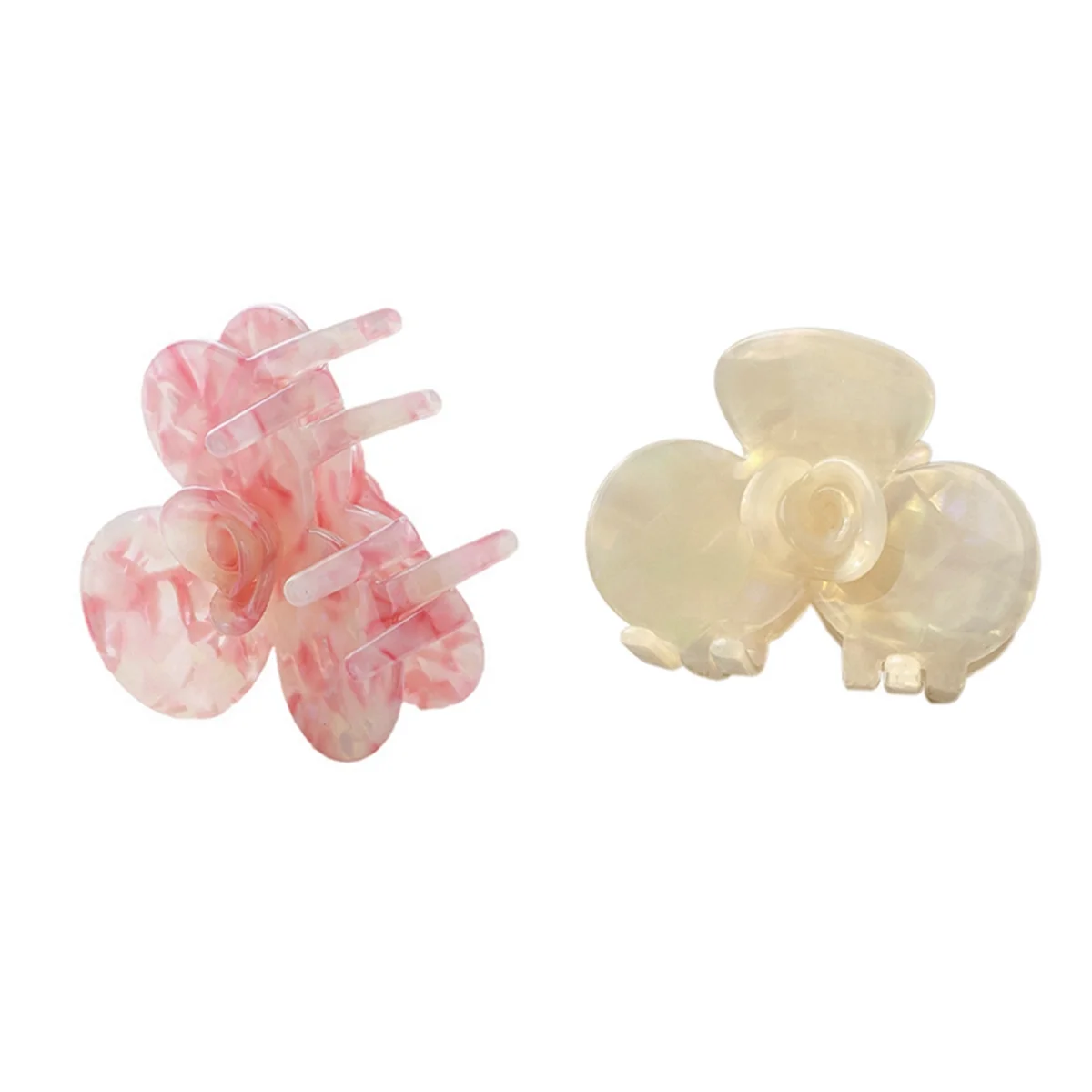 2 Pcs Acetic Flower Claw Clips for Thick Hair Thin Cute Hair Claw Clips Hair Accessories for Women Girls Gifts