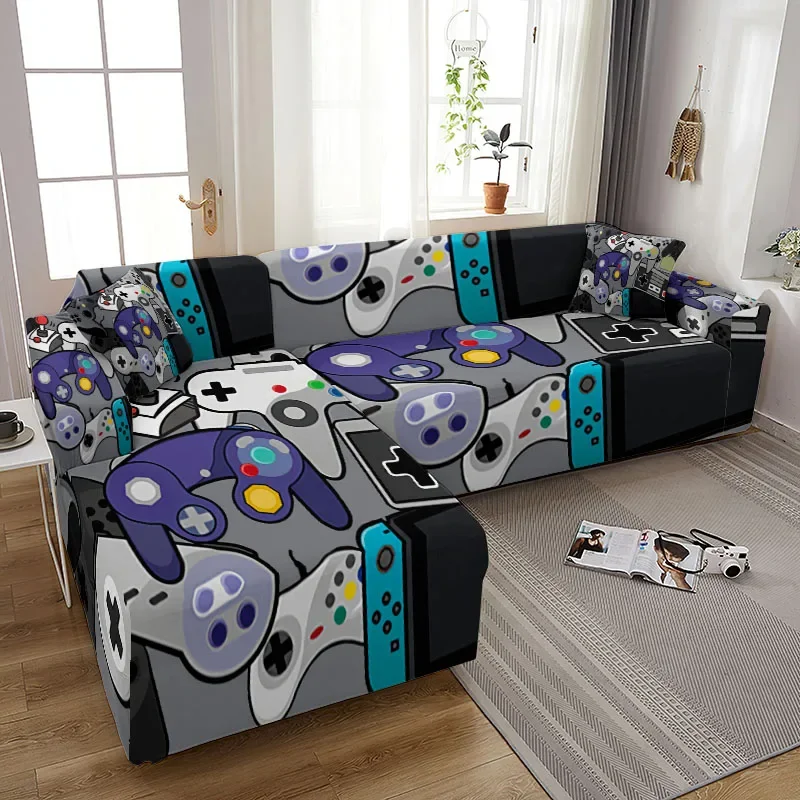 New Game Controller Sofa Cover Decoration Home Big Sofas Home Cushion Cover Sofa Covers for Living Room Sofa 4 Size Funda Sofá