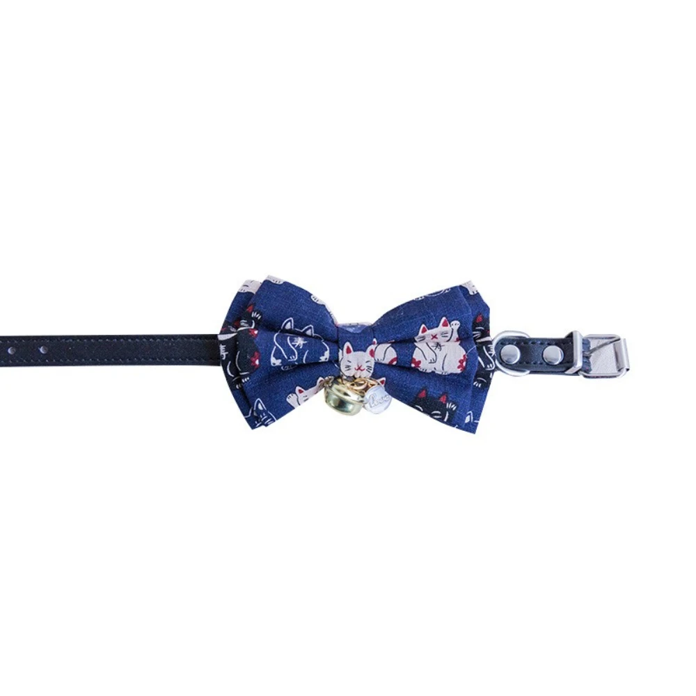 Collar ajustable con lazo japonés para gatos, perros pequeños y Teddy - imagen 4
