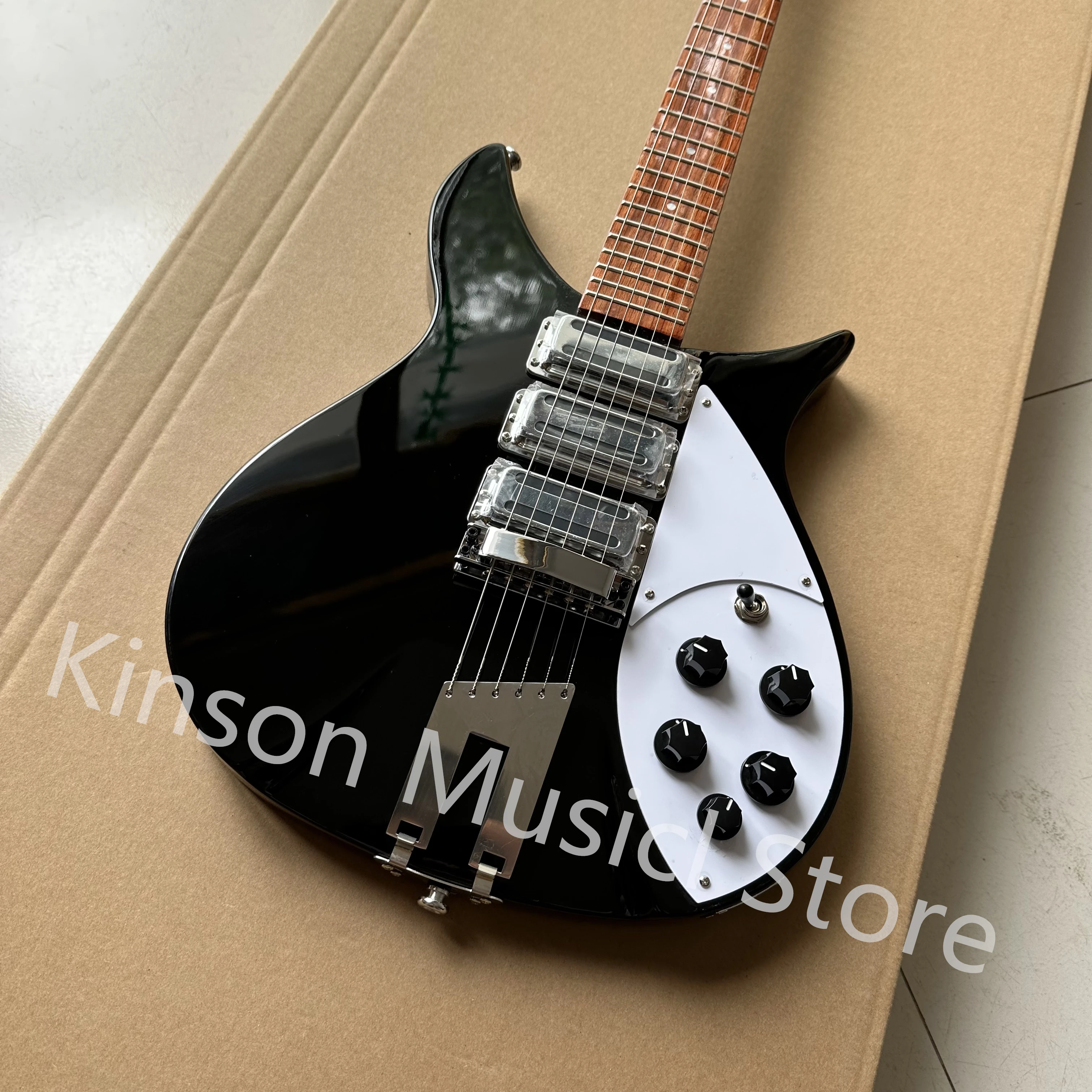 Rickenbacker 325 Electric Guitar Rosewood Fretboard, Fixed Bridge, Trapeze Tailpiece,