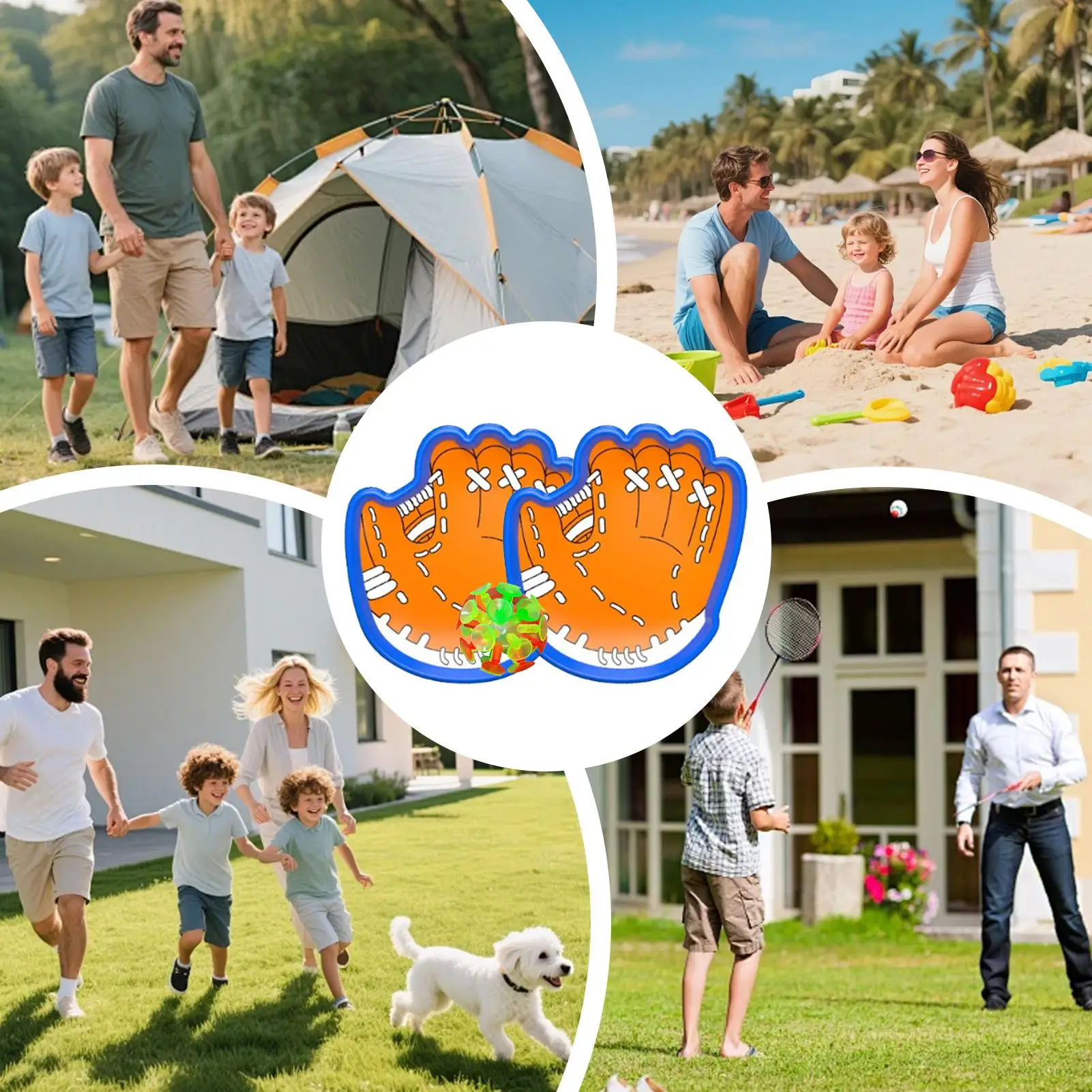 Wurf- und Fangball-Set, pädagogisches Hofspiel, interaktives Sportspielzeug für Teenager, Erwachsene, Hinterhof, Garten, Wohnzimmer, Schlafzimmer, Park