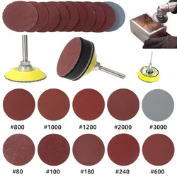 102pcs sanding discs pad kit hook and loop 60-3000 Grit abrasive buffing polishing wheel set for Dremel Rotary Tool Accessories