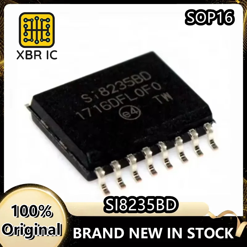 

(15/40 pieces) SI8235BD SI8235BD-D-ISR SMD SOP-16 Isolator Gate Driver Chip IC Brand new original authentic spot fast delivery