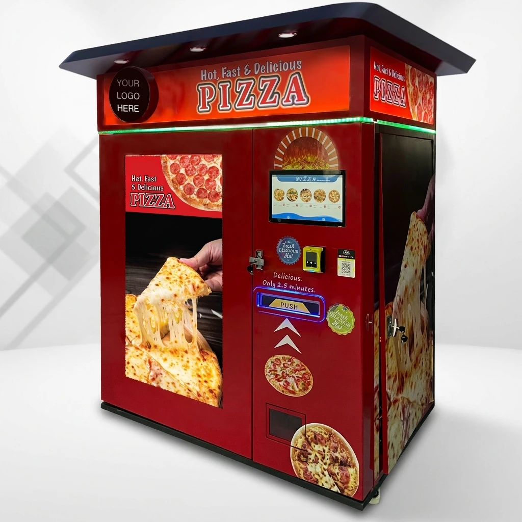FL Pizza Vending Machine waterproof outer frame for outdoor kiosk self‑service pizza selling gear