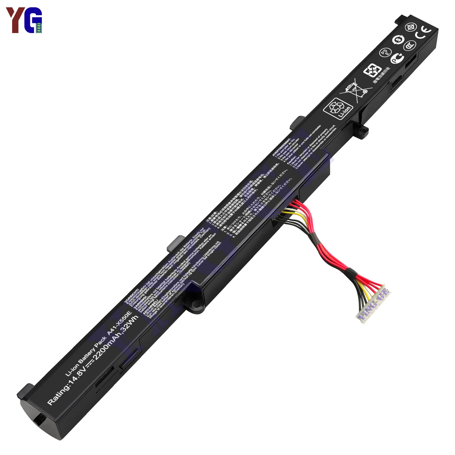 A41-X550E 2200mAh Laptop Battery For Asus VM590Z K450J X450J X751L VM580D Replacement Battery +Free Tools