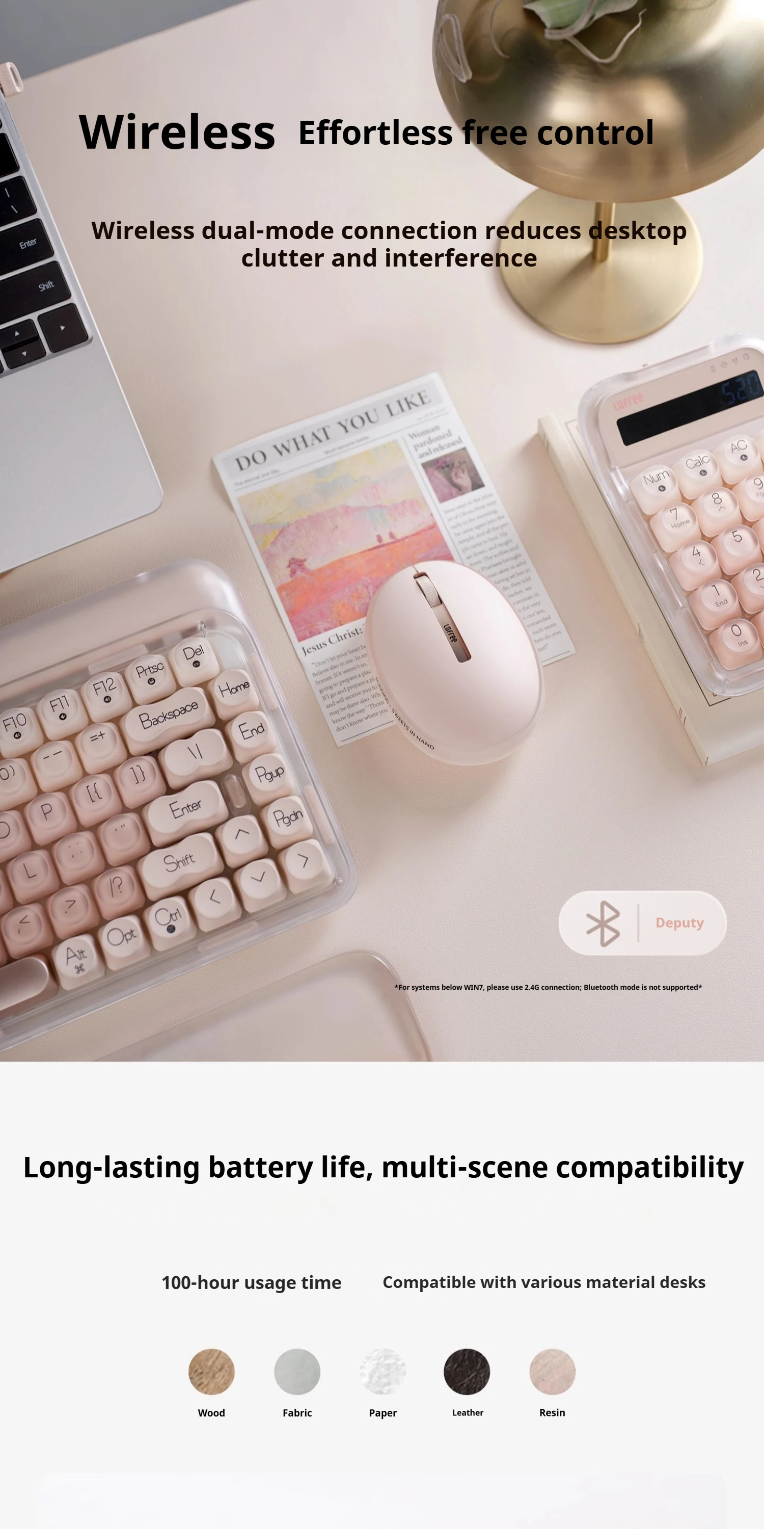 Lofree Liquid Foundation PUDDING Dual-mode Wireless Bluetooth