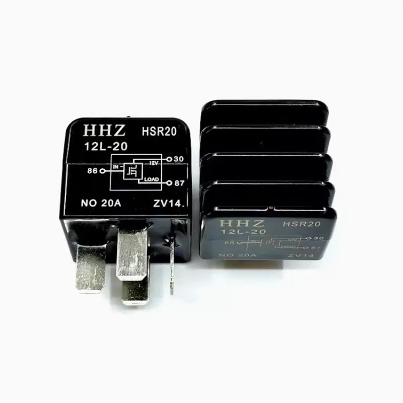 

Новое реле HHZ HSR20 12L-20 HHZ HSR20 12L20 12V DCV12 12DCV 20A 4-контактное реле