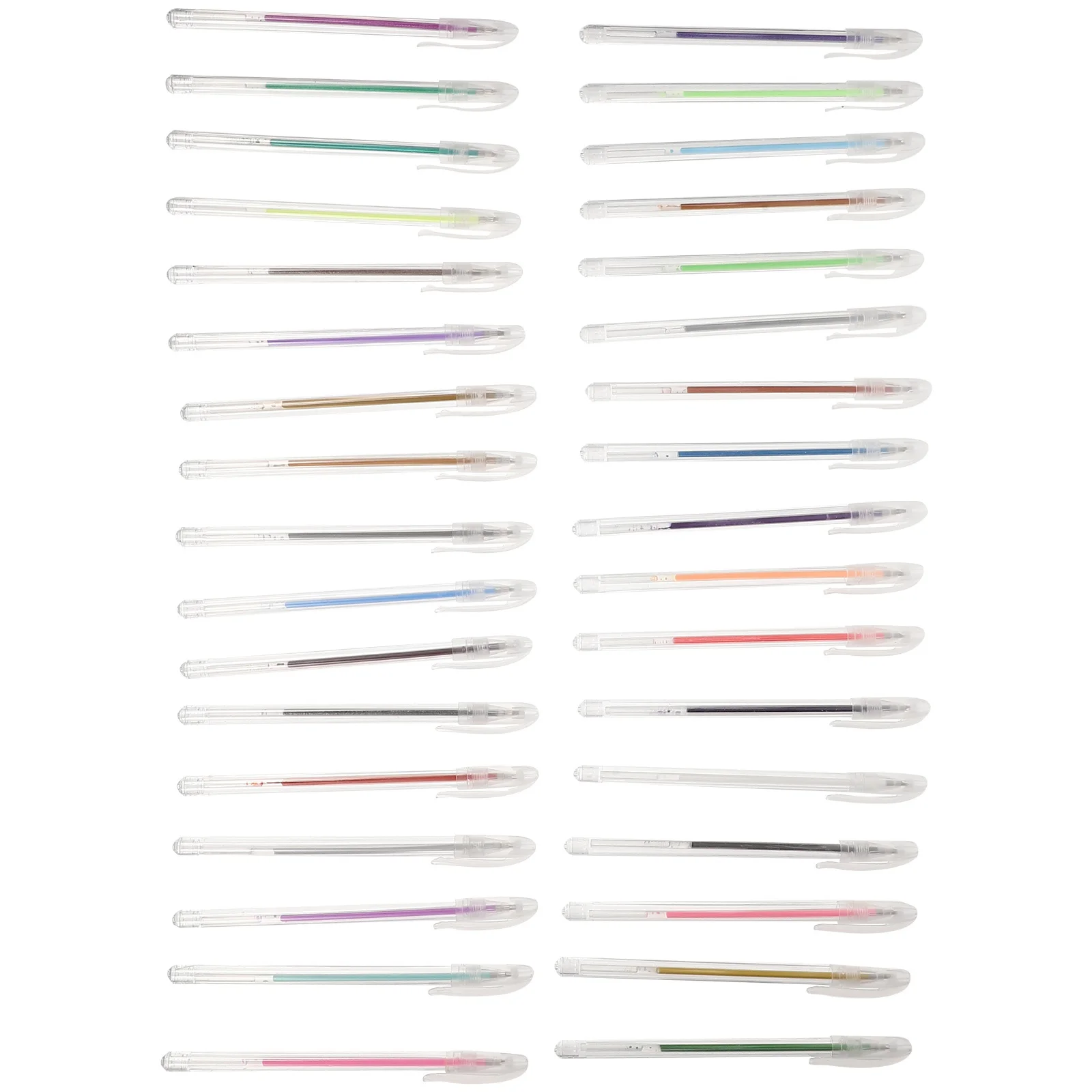 

36 Pcs Color Gel Pen Marker Pens for Drawing Colored Glitter Paint Markers Pigment Ink Colouring