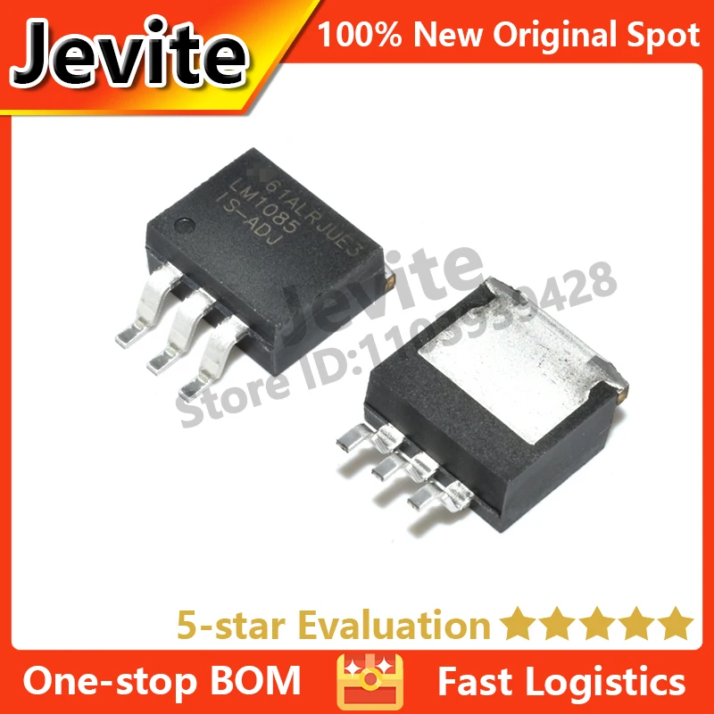 

Jevite 100% New Original electronics Controller IC 10-5 units/lote LM1085 LM1085IS-ADJ TO-263 Low Dropout Positive Regulators