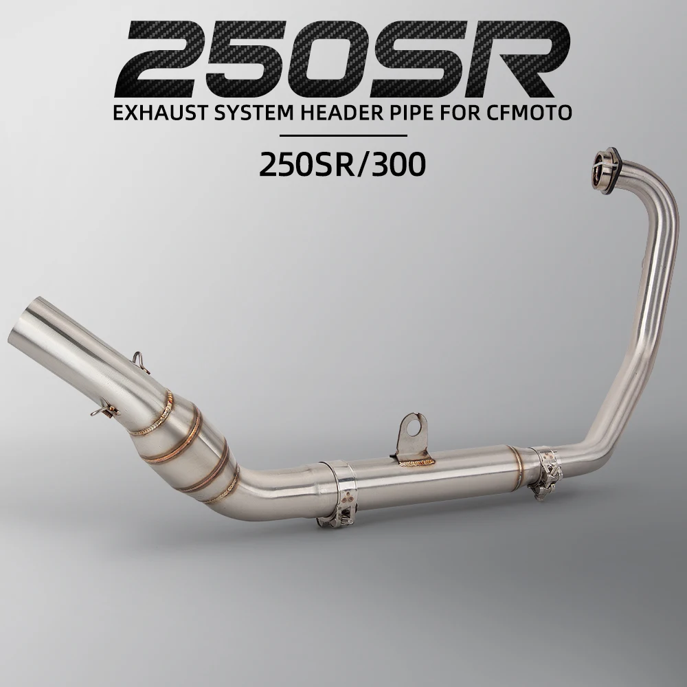 

Motorcycle Exhaust Systems Escape Modified 51mm Front Middle Link Pipe Connection For CFMoto NK250 250SR NK300 300SR