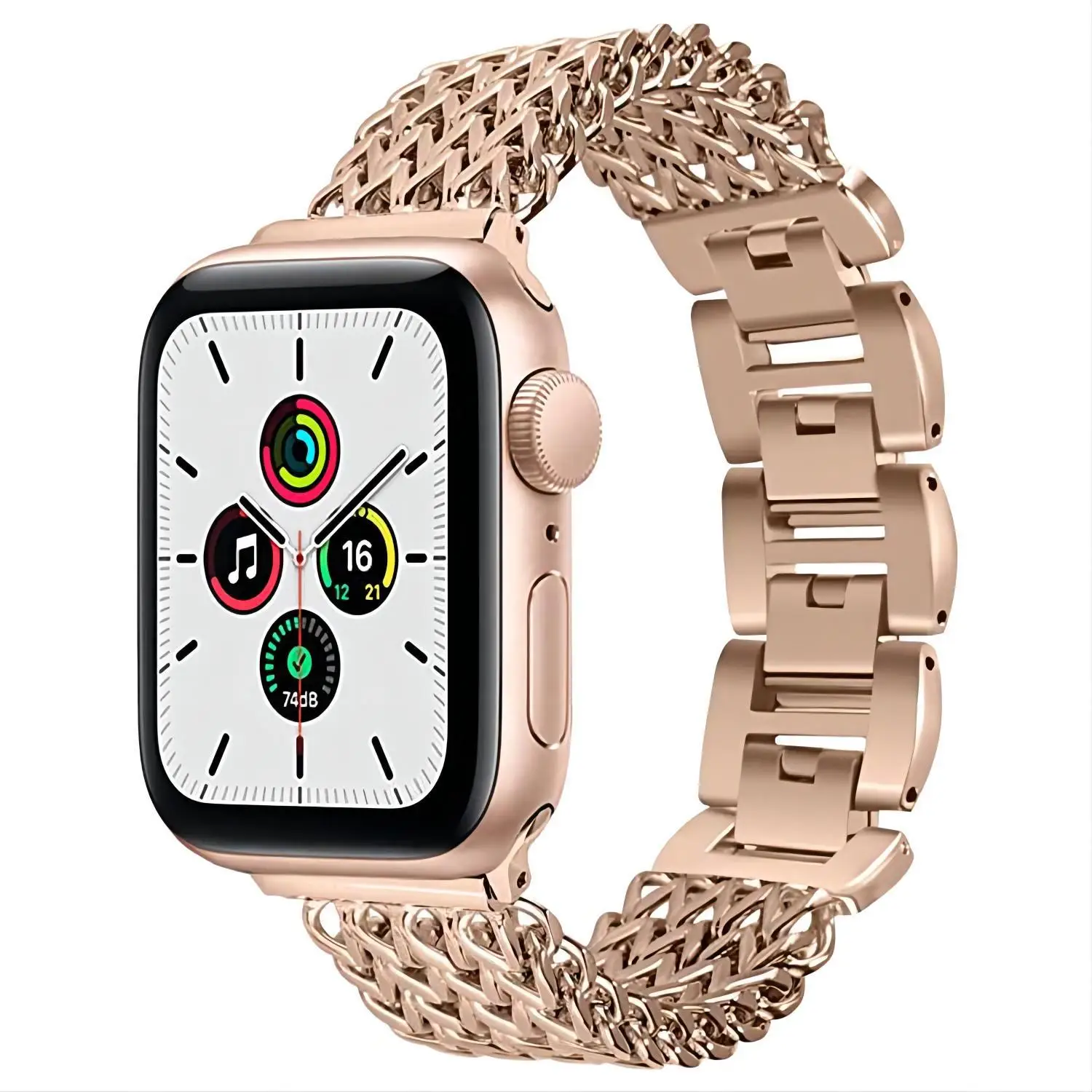 

Applicable to Apple watch band iwatch se1-8 stainless steel chain type small fragrant watch band