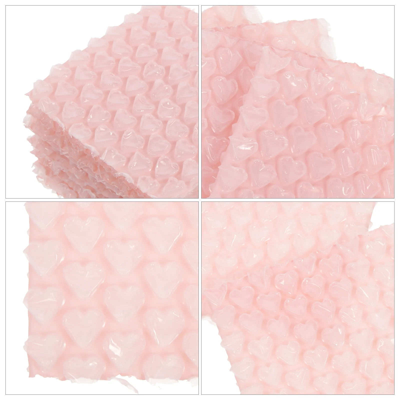 60 Pcs Love Bag Out Cushioning Pouches for Packaging Wrap Shipping Plastic Mailing