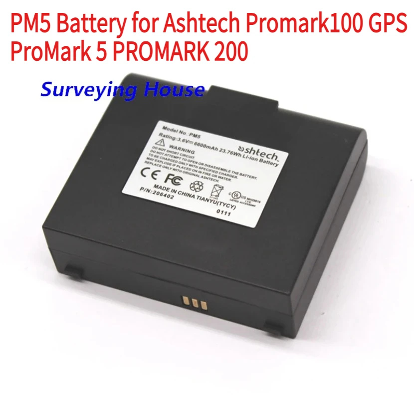 

3.6V 6600mAh PM5 Battery for Ashtech Promark100 GPS ProMark 5 PROMARK 200 High Quality Large Capacity Battery